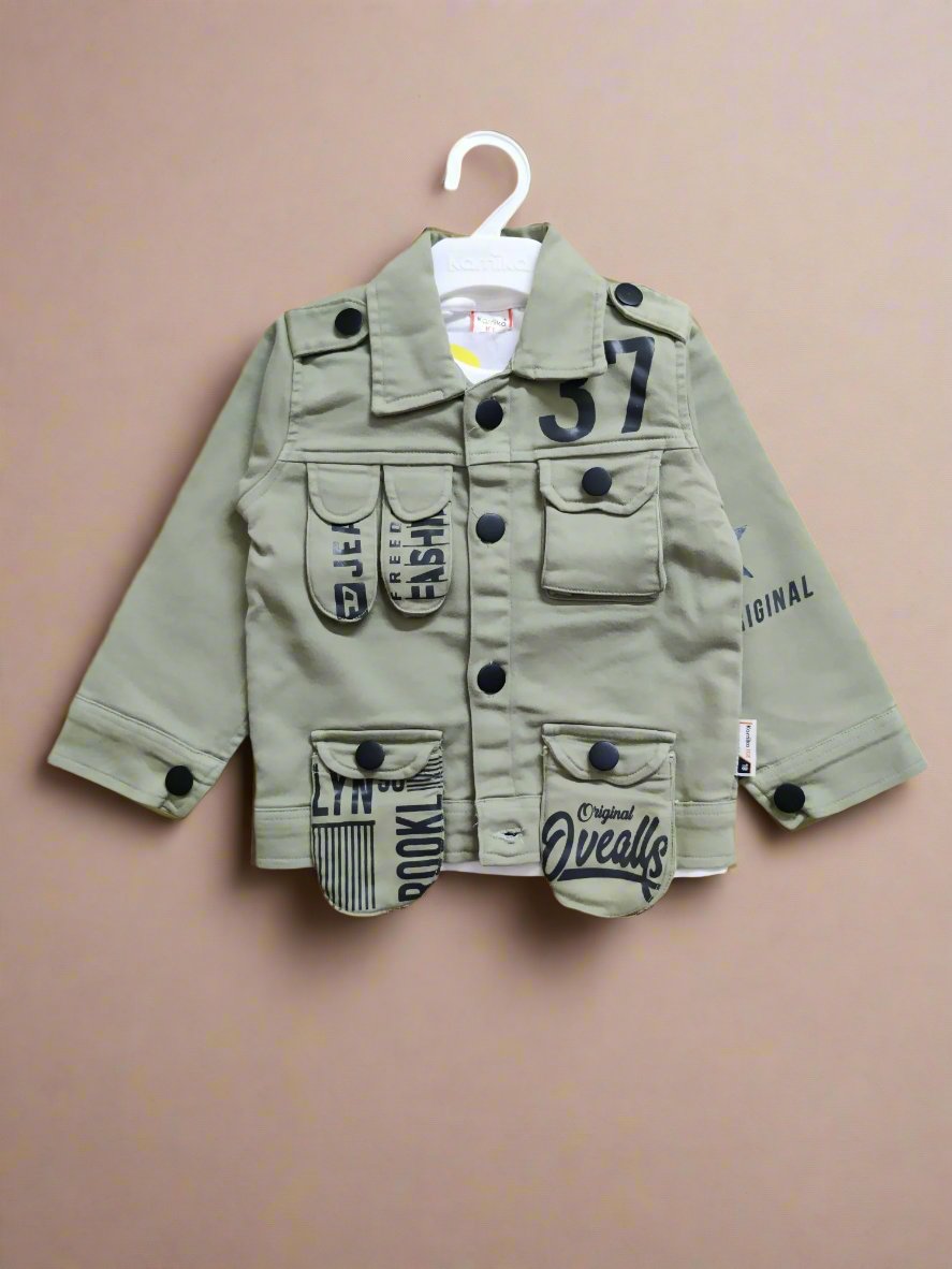 Trendy Kids' 3-Piece Outfit Set - Jacket, T-Shirt, and Pants, Perfect for birthday, wedding - Bumblehugs