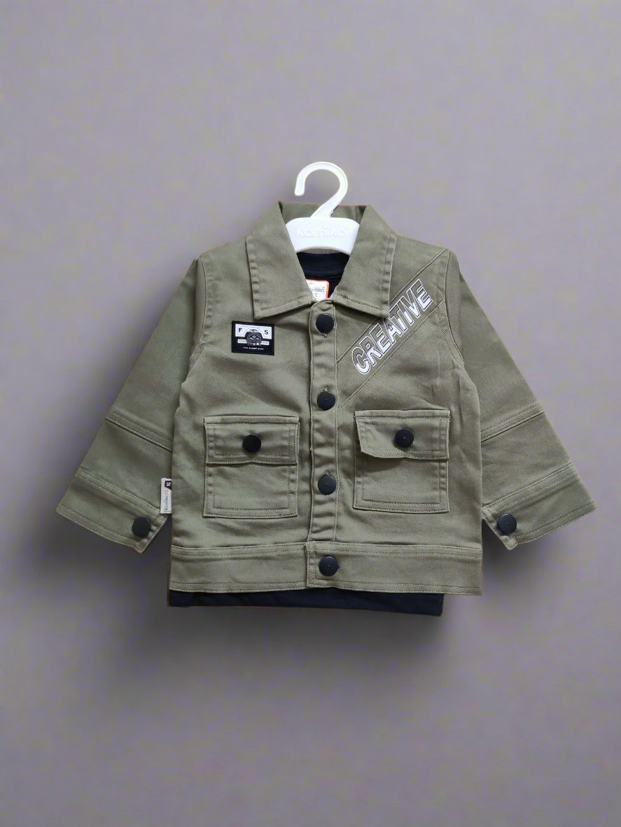 Creative jacket tshirt and jeans - 3 piece set for boys - Bumblehugs