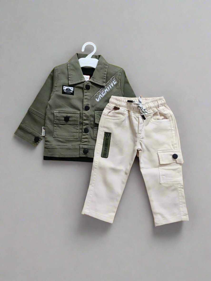 Creative jacket tshirt and jeans - 3 piece set for boys - Bumblehugs