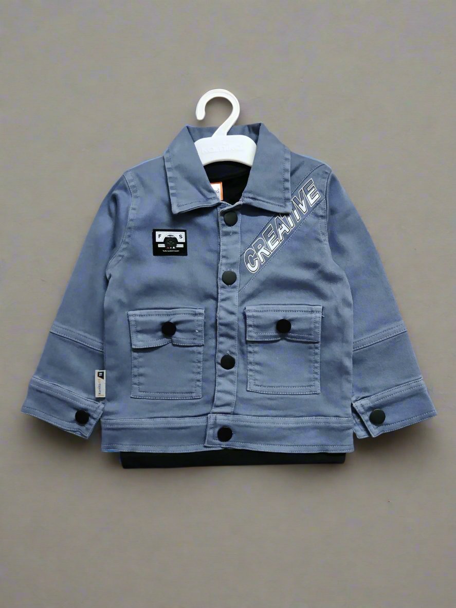 Creative jacket tshirt and jeans - 3 piece set for boys - Bumblehugs