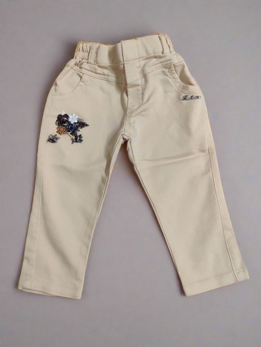 Charming Multicolored top and jeans set for girls, Perfect for birthday, wedding - Bumblehugs