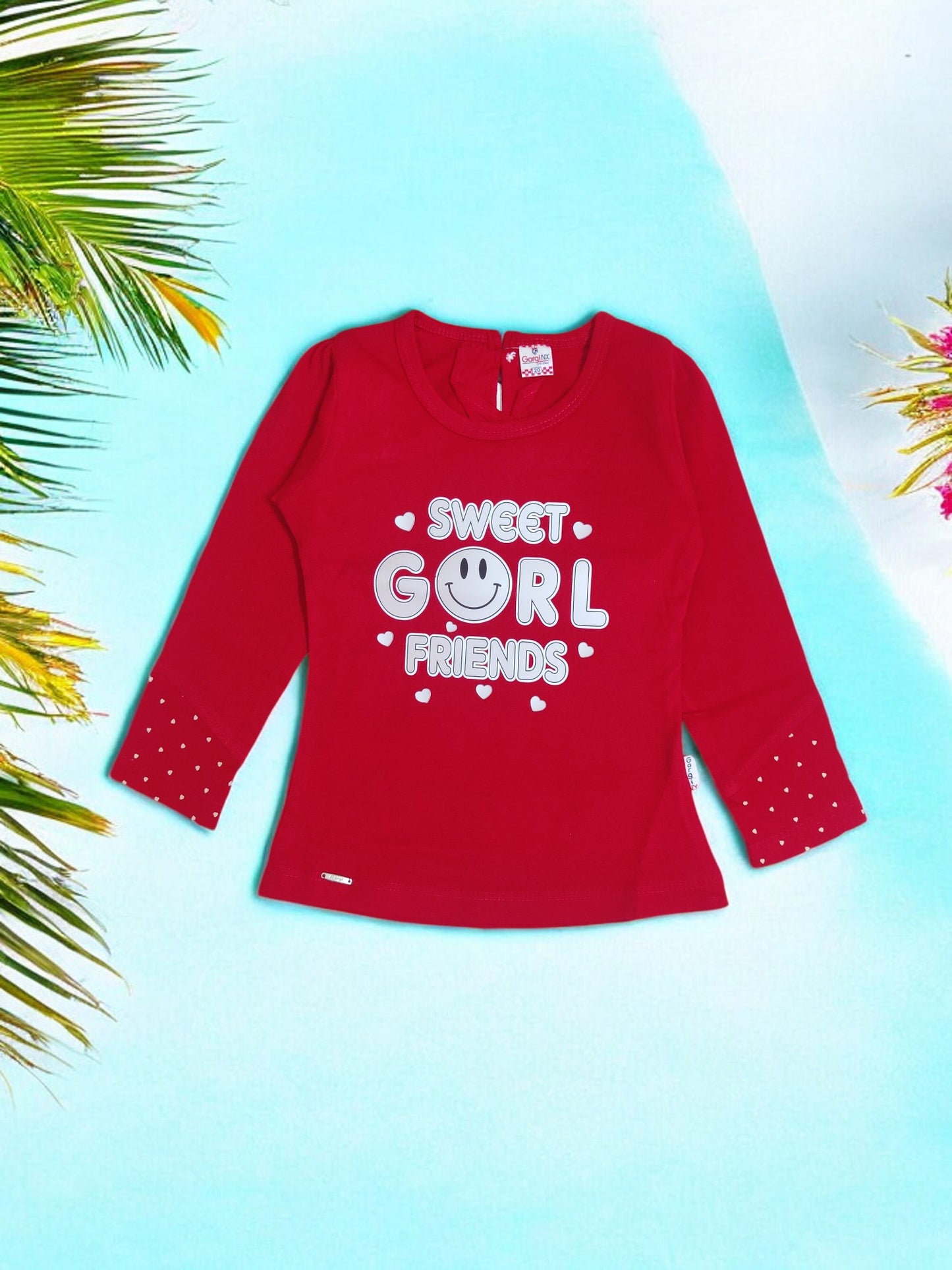 Adorable 'Sweet Girl Friends' kid's top and pajama set - Bumblehugs
