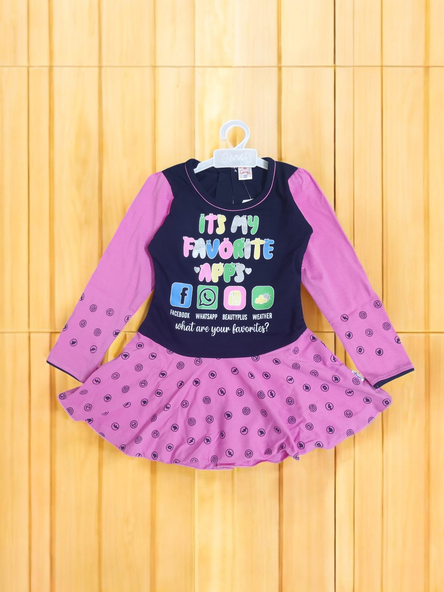 Trendy Kids' Clothing Top frock and pajama set - Bumblehugs