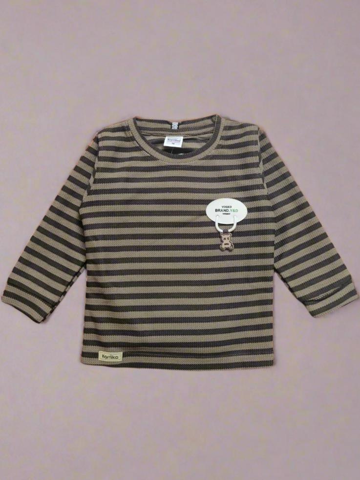 Cozy Kids' Outfit bear design full sleeve tshirt and jeans set - Bumblehugs