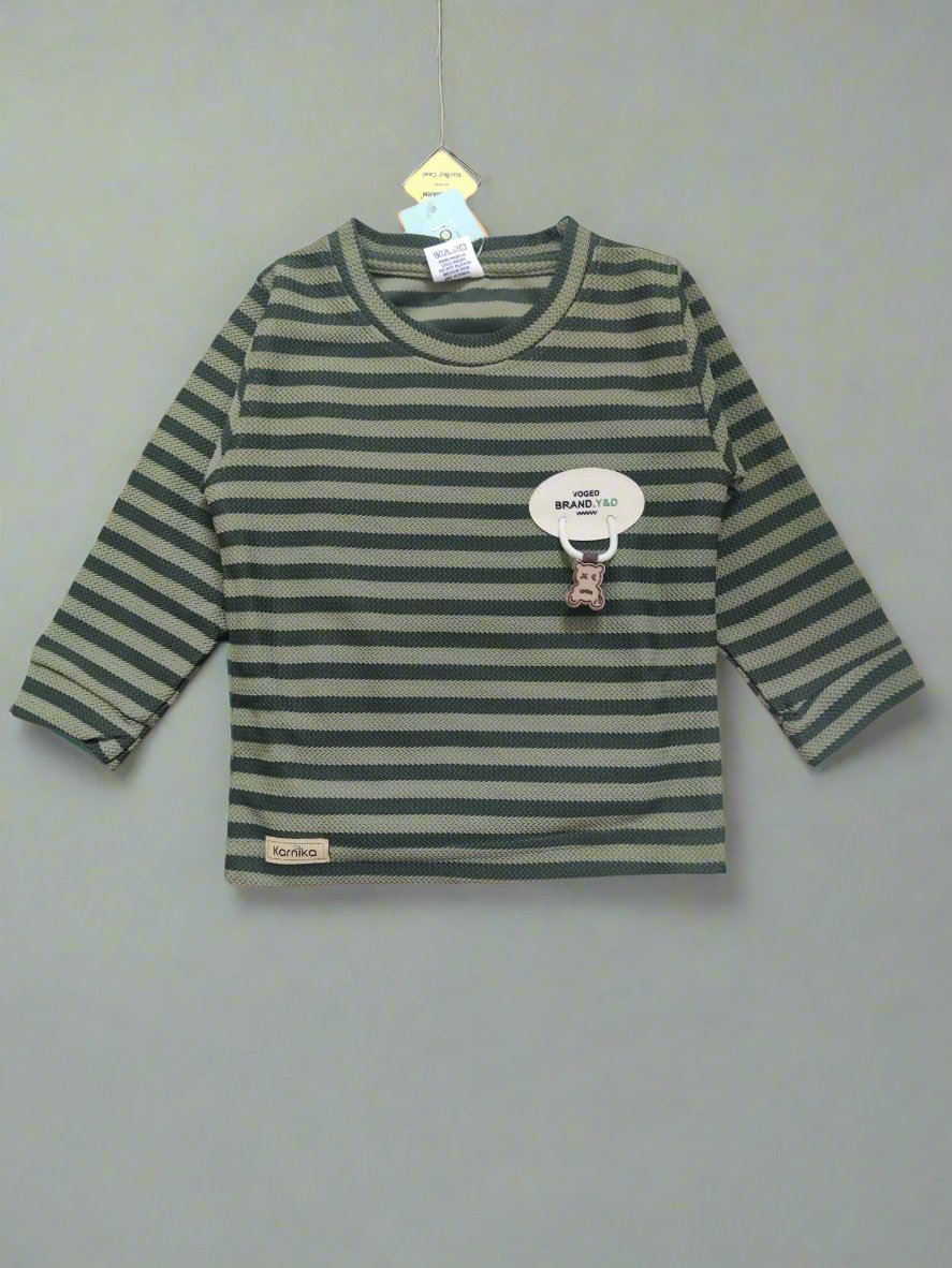 Cozy Kids' Outfit bear design full sleeve tshirt and jeans set - Bumblehugs