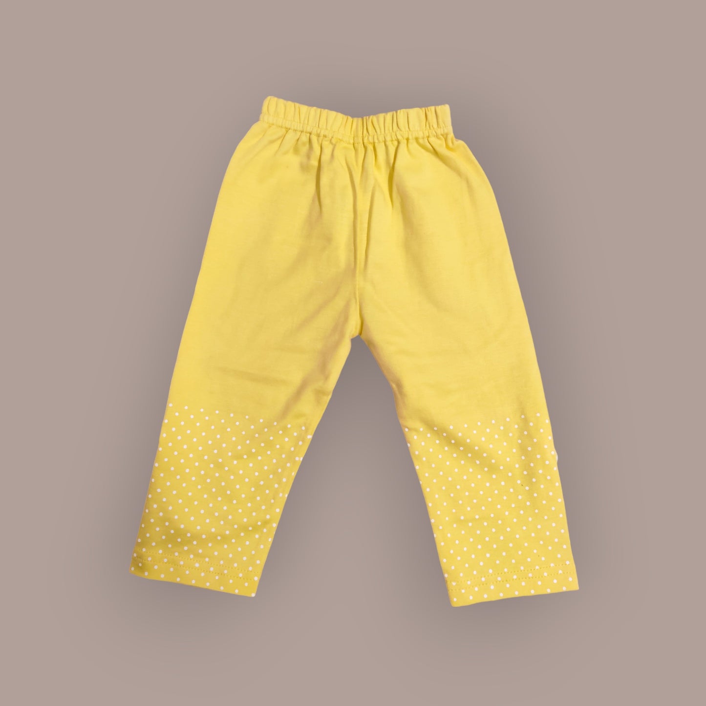 Cozy Girls' frock top and Pajama Set with Polka Dots - Bumblehugs