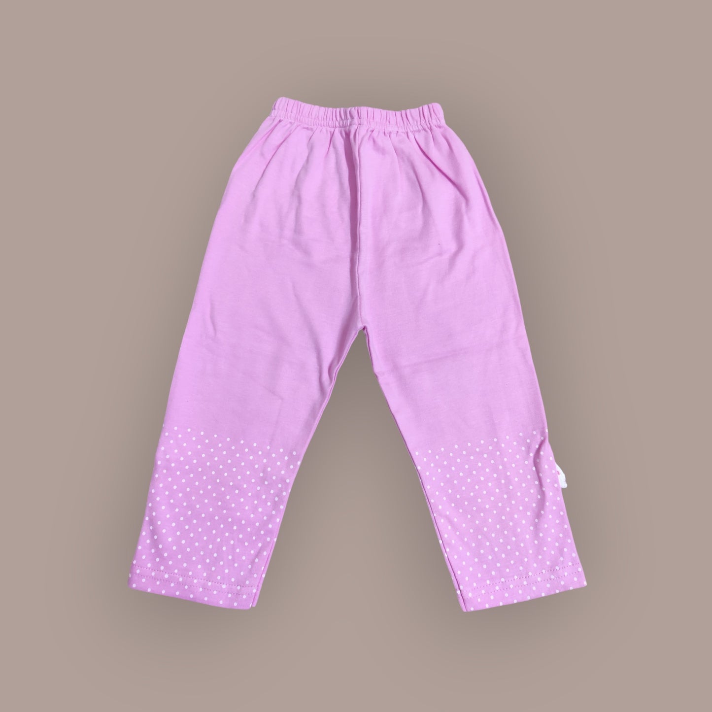 Cozy Girls' frock top and Pajama Set with Polka Dots - Bumblehugs