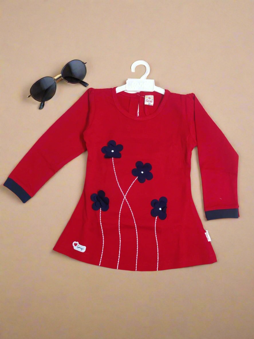 Charming Ensemble for Girls, classic full sleeve top and pajama set - Bumblehugs
