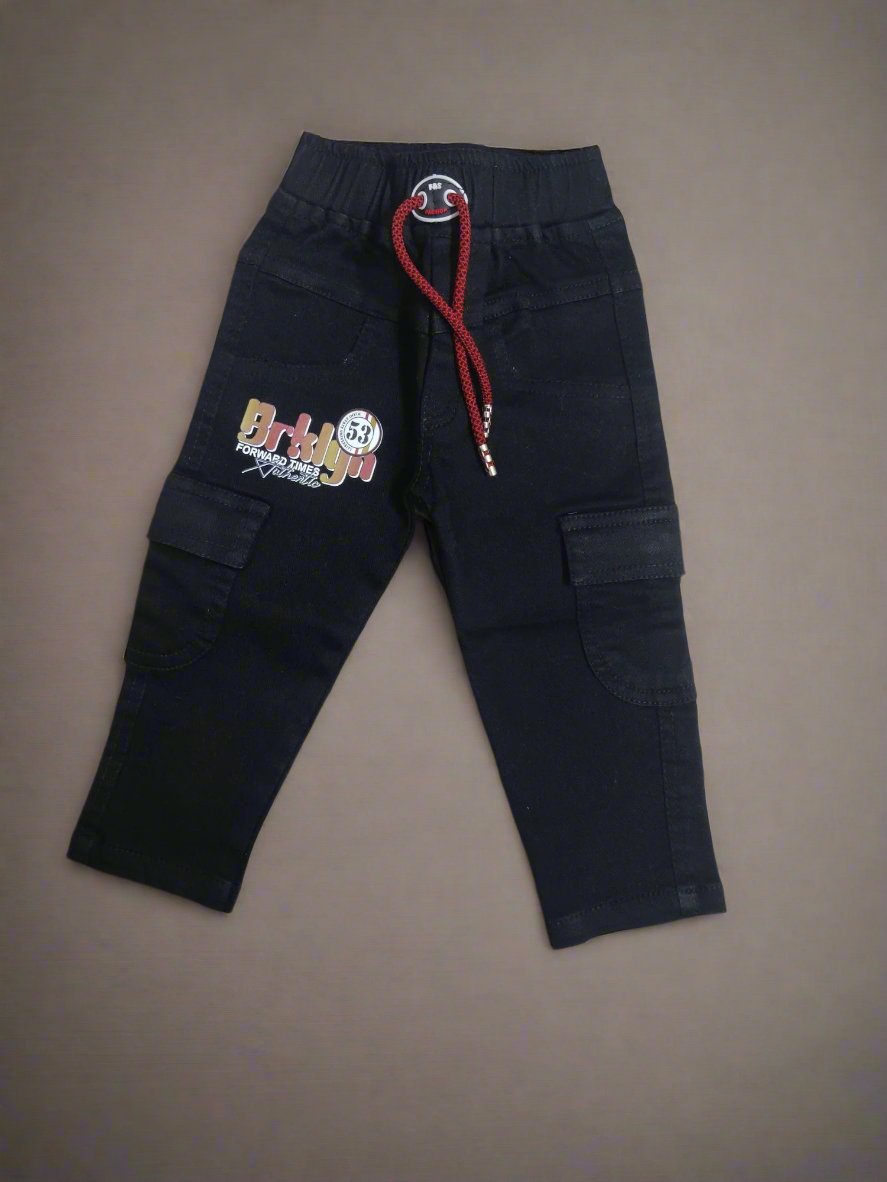 Gradient Outfit Set for Trendsetters boys, full sleeve tshirt and jeans set - Bumblehugs