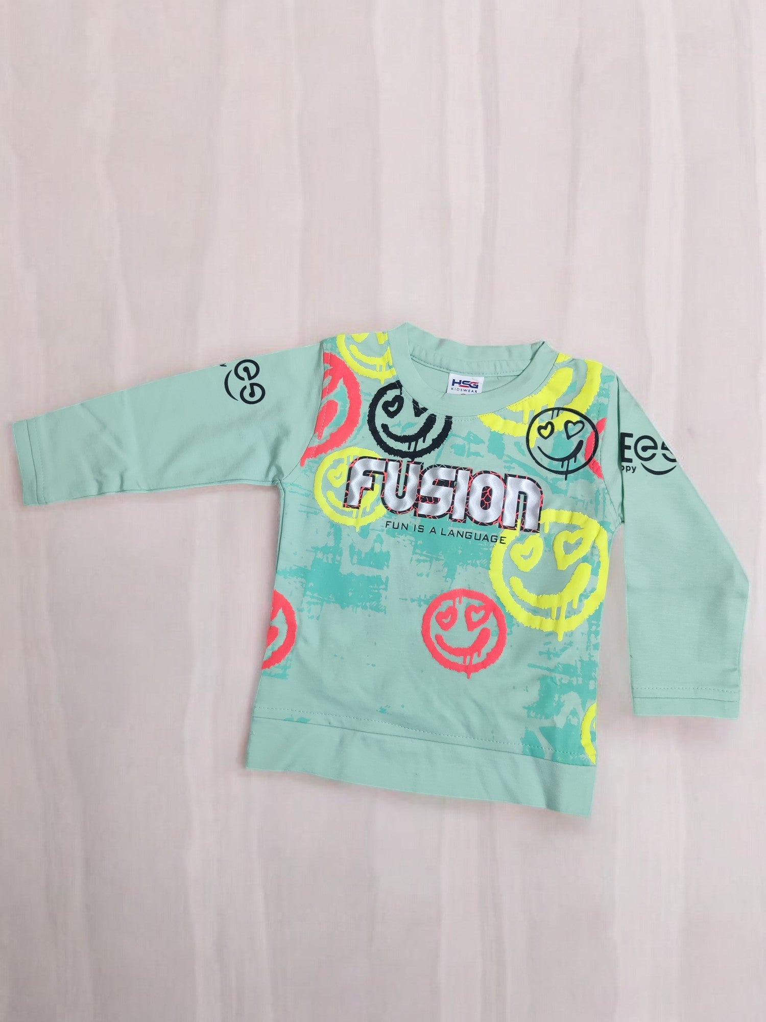 Vibrant Fusion full Sleeve Tshirt & Pant Set - Bumblehugs