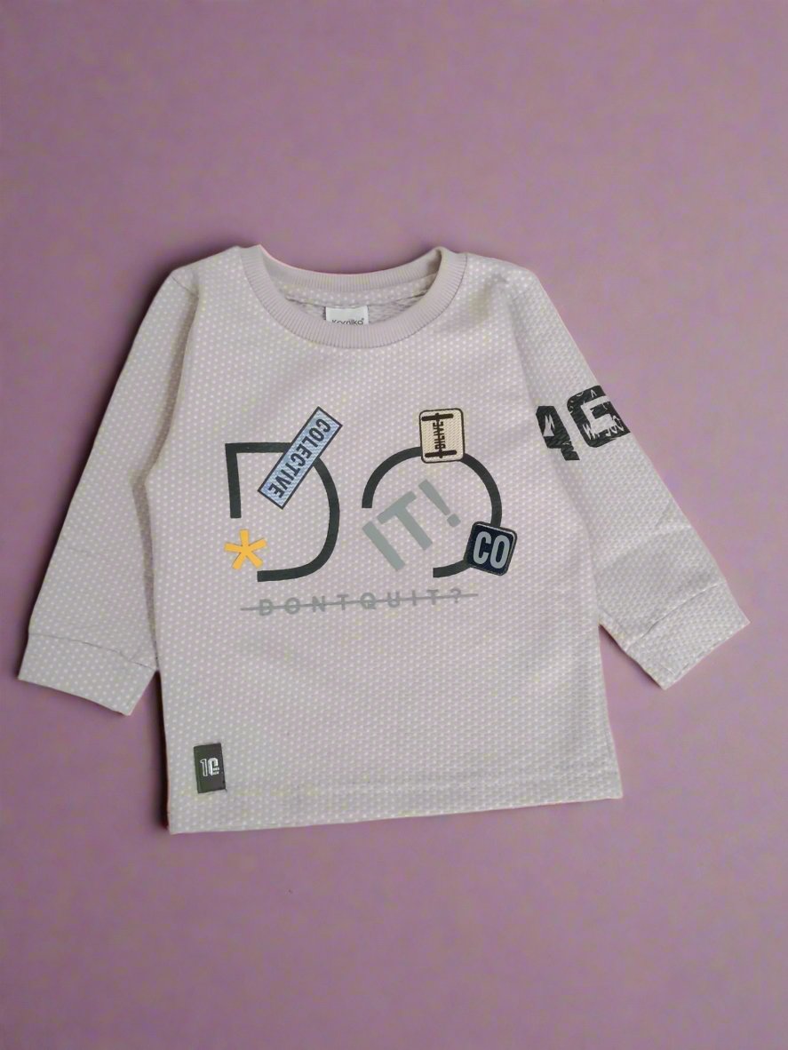 Stylish Boy's Outfit Set: Full Sleeve T-Shirt and Jeans for Comfort and Play
