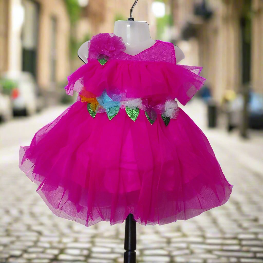 Charming Floral Yellow Tutu Dress for Kids - Perfect Floral Yellow Tutu Dress