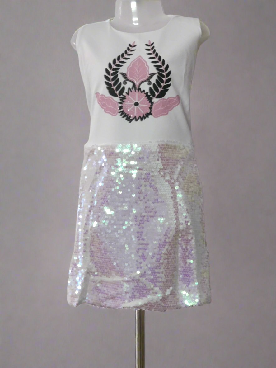 Full Sleeve Party Dress for Girls - Elegant Party Wear
