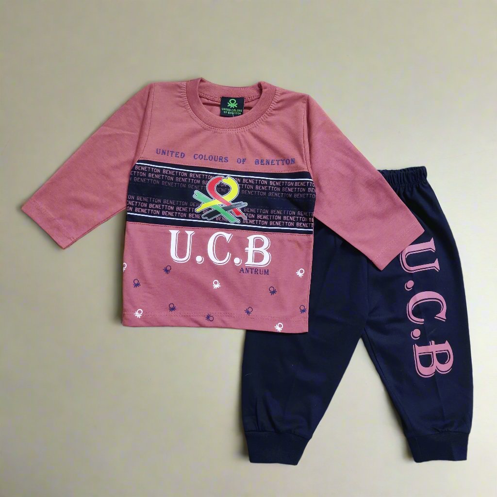 Trendy U.C.B Antrum Outfit Tshirt and Pajama set