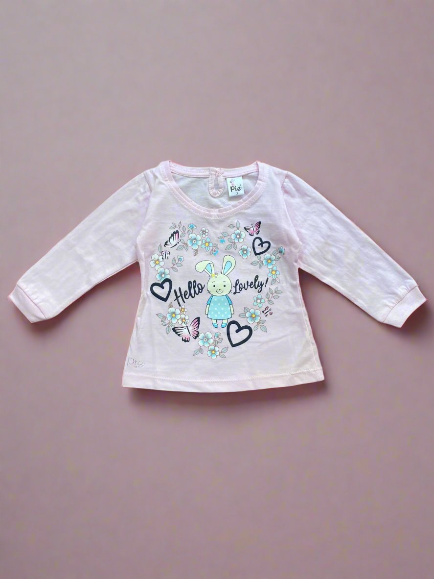 Adorable girl's full sleeve top and pajama set