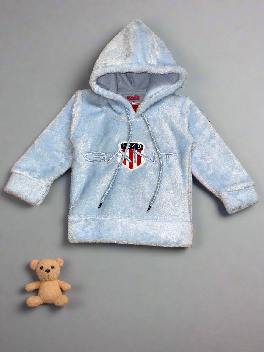 Stylish Light Blue Hoodie and Pants Ensemble