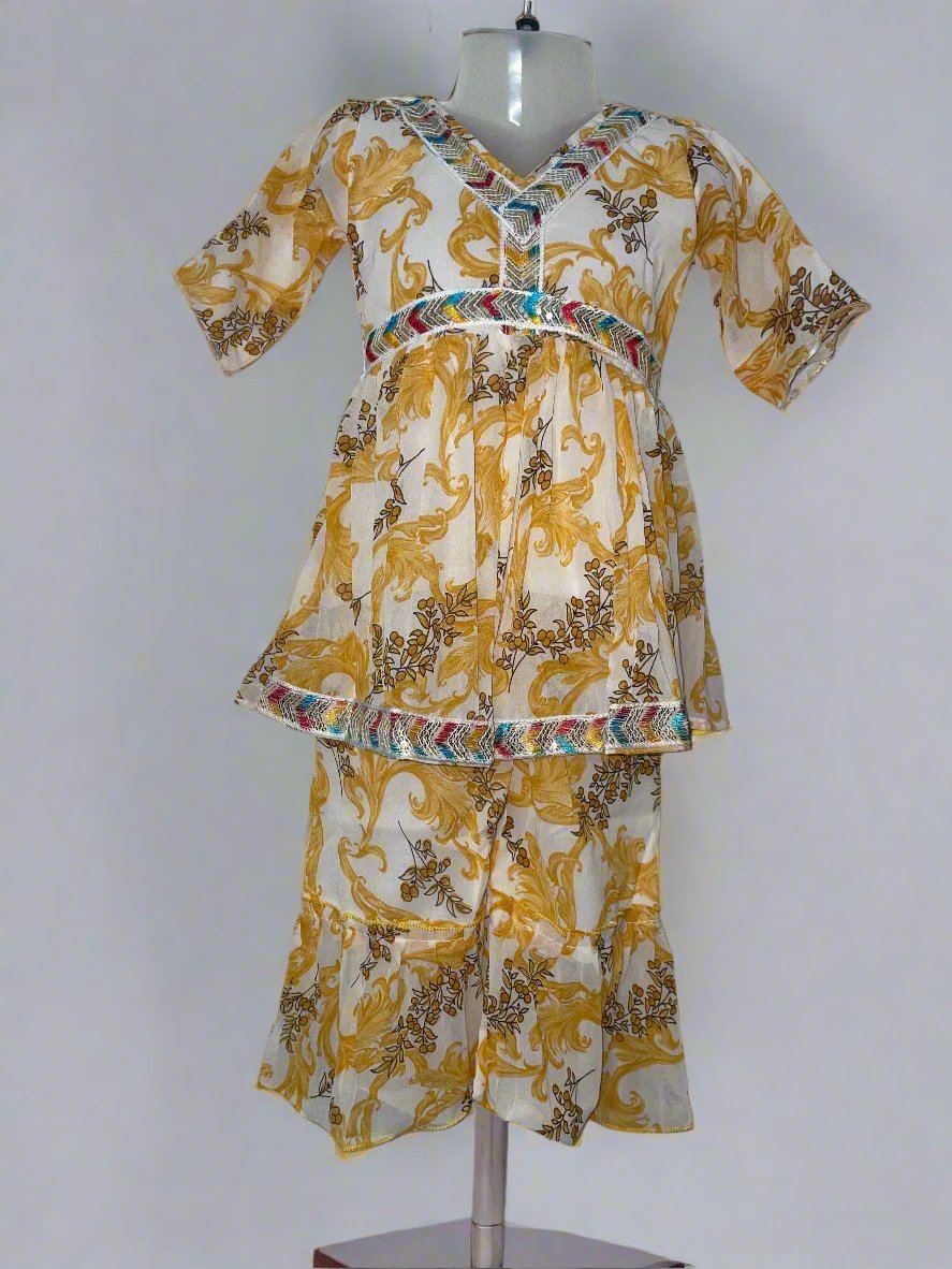 Elegant Floral Sarara Dress for Every Occasion