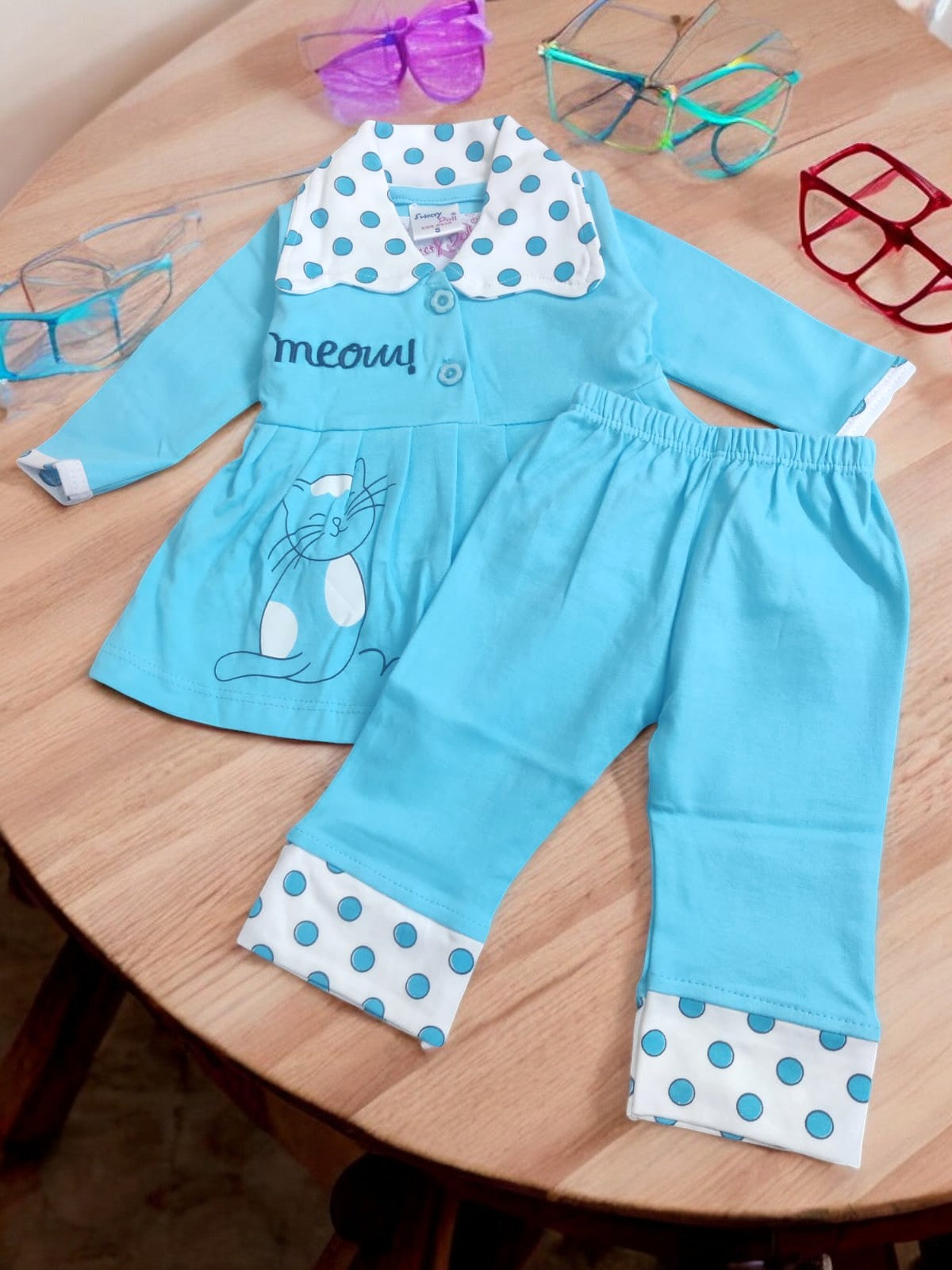 Sweety doll Full Sleeve Top and Pajama Set - Bumblehugs