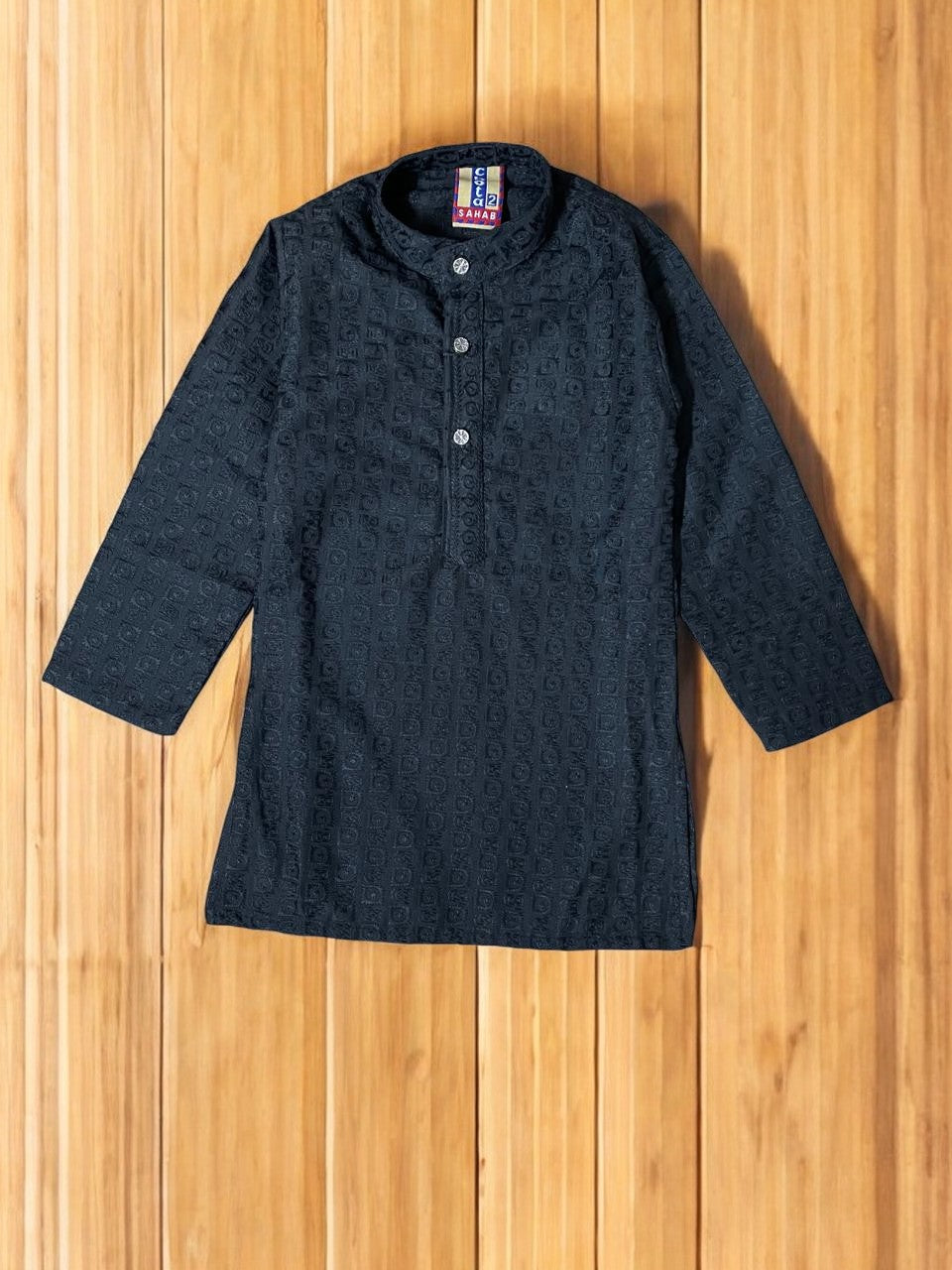Elegant black Kurta for Kids - Bumblehugs