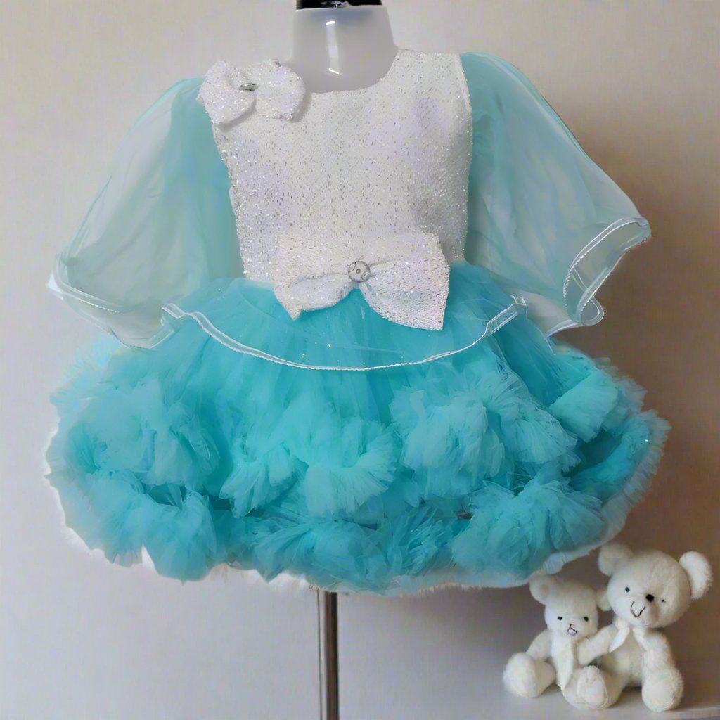 Charming Full Sleeve Frock for Girls - Stylish and Elegant Dresses