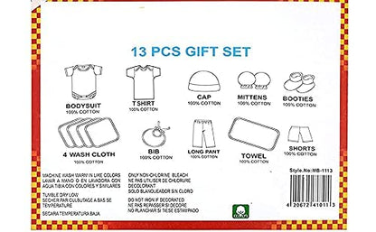 EIO Unisex Kids Cotton Solid Clothing Gift Set -13 Pieces