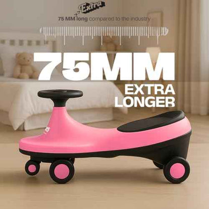 Storio Kids Magic Swing Car Twister Ride On | Toy Car with PU Wheels | Toy Car for 3 to 5 Years | Push Ride on Baby Car,100 Kg Capacity | Birthday Gift for Kids Boys and Girls - Blue