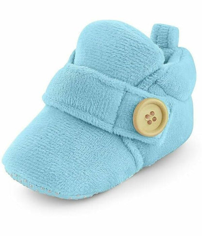 Star Fish Newborn Baby Boys & Girls 3 TO 12 Months Skin Friendly Comfortable & Breathable Cotton Booties (Pink -1212)