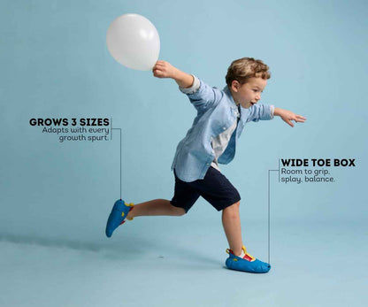ARETTO Expanding Kids Shoes for Growing Feet – Boys & Girls Footwear, Baby Girl Shoes, Sneakers for Boys, Baby Shoes & Comfortable Shoes for Kids | Age 1–9 Years