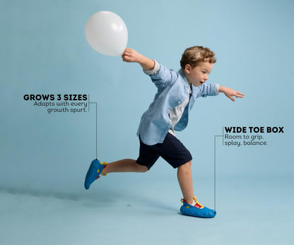 ARETTO Expanding Kids Shoes for Growing Feet – Boys & Girls Footwear, Baby Girl Shoes, Sneakers for Boys, Baby Shoes & Comfortable Shoes for Kids | Age 1–9 Years