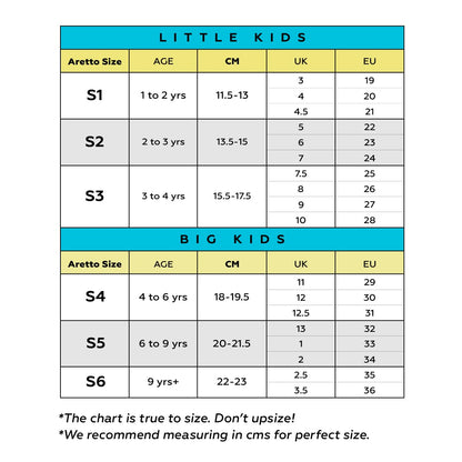 ARETTO Expanding Kids Shoes for Growing Feet – Boys & Girls Footwear, Baby Girl Shoes, Sneakers for Boys, Baby Shoes & Comfortable Shoes for Kids | Age 1–9 Years