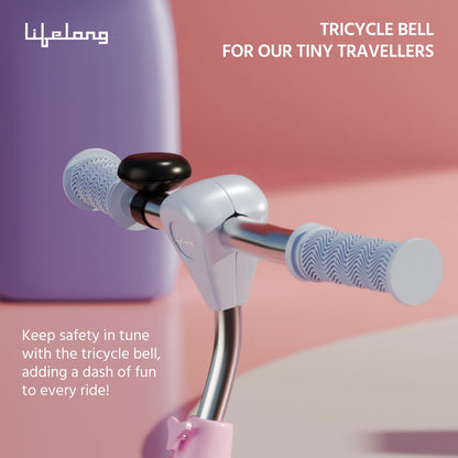 Lifelong Trike Cycle for Kids Cycle 2-5 Years - Tricycles for Boy & Girl - Baby Cycle - Bicycle for Kids - Bike with 3 EVA Wheels, Bell & Basket -Durable Tricycle with Parental Control