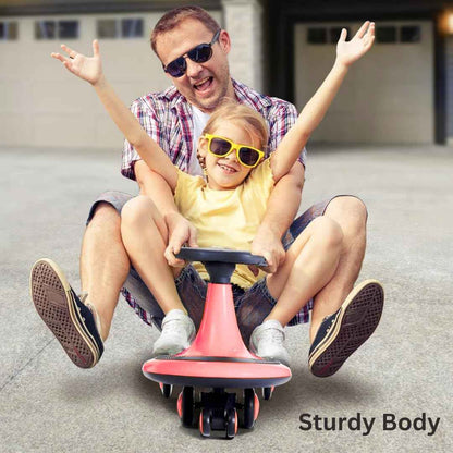 Storio Kids Magic Swing Car Twister Ride On | Toy Car with PU Wheels | Toy Car for 3 to 5 Years | Push Ride on Baby Car,100 Kg Capacity | Birthday Gift for Kids Boys and Girls - Blue