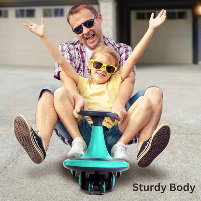 Storio Kids Magic Swing Car Twister Ride On | Toy Car with PU Wheels | Toy Car for 3 to 5 Years | Push Ride on Baby Car,100 Kg Capacity | Birthday Gift for Kids Boys and Girls - Blue