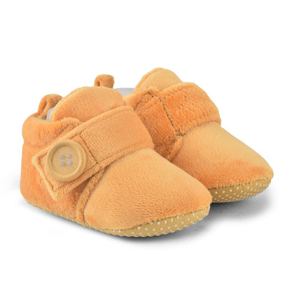 Star Fish Newborn Baby Boys & Girls 3 TO 12 Months Skin Friendly Comfortable & Breathable Cotton Booties (Pink -1212)