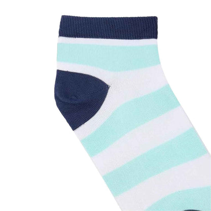 FOOTPRINTS Organic cotton &Bamboo Kids Unisex Socks | Pack of 3 Pairs | Low cut | Colourful Stripes