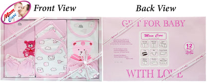 MOM CARE Newborn Baby Gift Set Has All Newborn Baby Essential Clothes in Baby Gift Set for or Girls Unisex 11 pcs Yellow