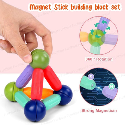 FunBlast DIY Plastic Building Blocks for Kids Building Blocks Toy for Kids Puzzle Games for Kid, Toys for Children Educational & Learning Toy for Kid, Girls & Boys - (250+ Blocks with 38 Wheels)