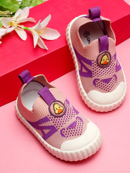 ONYC Ducky Toddler Girls First Step Slip-On Sneakers