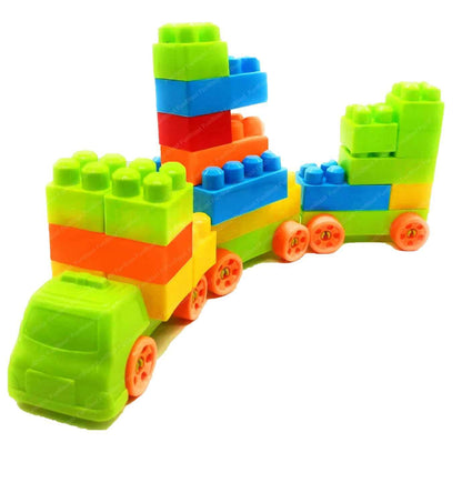 FunBlast DIY Plastic Building Blocks for Kids Building Blocks Toy for Kids Puzzle Games for Kid, Toys for Children Educational & Learning Toy for Kid, Girls & Boys - (250+ Blocks with 38 Wheels)