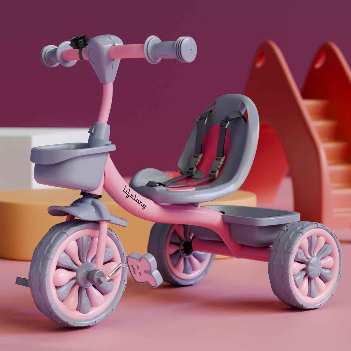 Lifelong Trike Cycle for Kids Cycle 2-5 Years - Tricycles for Boy & Girl - Baby Cycle - Bicycle for Kids - Bike with 3 EVA Wheels, Bell & Basket -Durable Tricycle with Parental Control