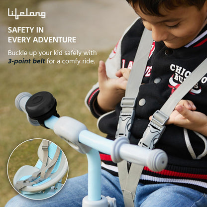 Lifelong Trike Cycle for Kids Cycle 2-5 Years - Tricycles for Boy & Girl - Baby Cycle - Bicycle for Kids - Bike with 3 EVA Wheels, Bell & Basket -Durable Tricycle with Parental Control