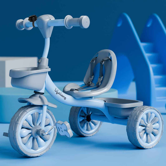 Lifelong Trike Cycle for Kids Cycle 2-5 Years - Tricycles for Boy & Girl - Baby Cycle - Bicycle for Kids - Bike with 3 EVA Wheels, Bell & Basket -Durable Tricycle with Parental Control