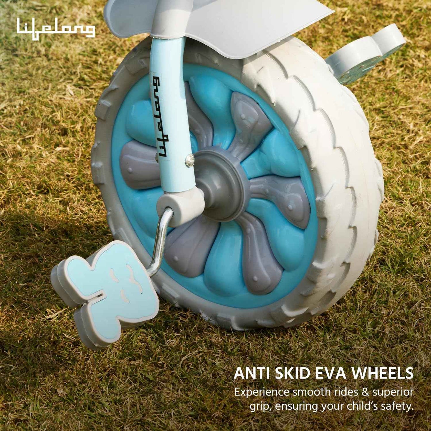 Lifelong Trike Cycle for Kids Cycle 2-5 Years - Tricycles for Boy & Girl - Baby Cycle - Bicycle for Kids - Bike with 3 EVA Wheels, Bell & Basket -Durable Tricycle with Parental Control