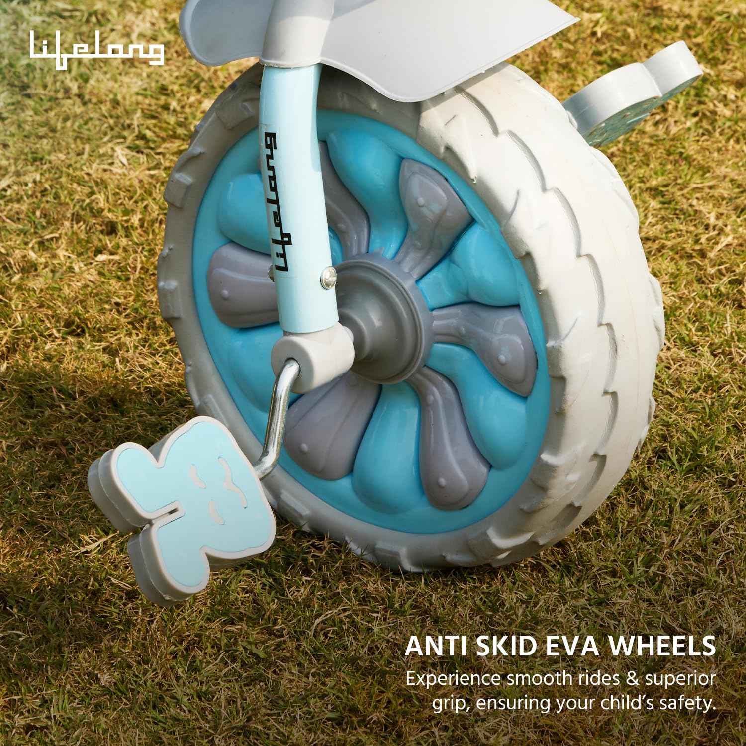 Lifelong Trike Cycle for Kids Cycle 2-5 Years - Tricycles for Boy & Girl - Baby Cycle - Bicycle for Kids - Bike with 3 EVA Wheels, Bell & Basket -Durable Tricycle with Parental Control