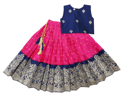 FELIZ THE DESIGNER STUDIO Girls Readymade Lehenga Choli Set