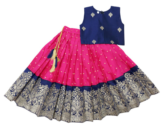 FELIZ THE DESIGNER STUDIO Girls Readymade Lehenga Choli Set