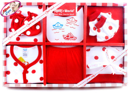 MOM CARE Newborn Baby Gift Set Has All Newborn Baby Essential Clothes in Baby Gift Set for or Girls Unisex 11 pcs Yellow