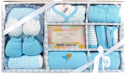 MOM CARE Newborn Baby Gift Set Has All Newborn Baby Essential Clothes in Baby Gift Set for or Girls Unisex 11 pcs Yellow
