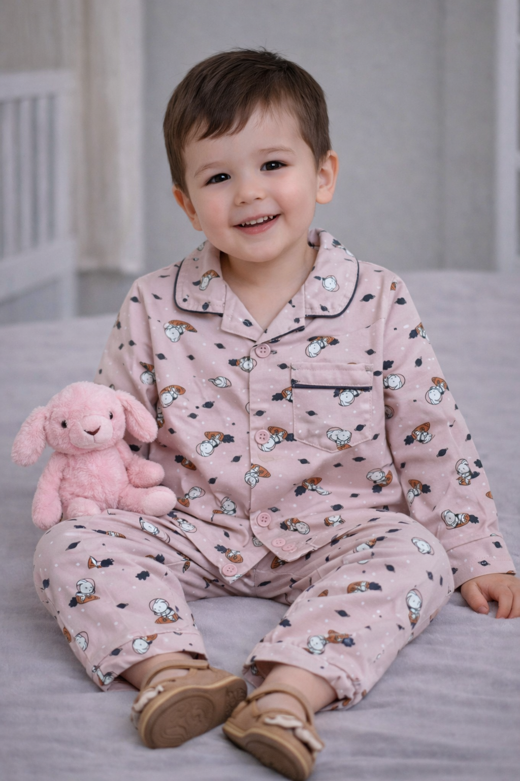 Adorable light pink night wear