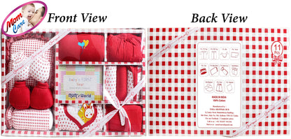 MOM CARE Newborn Baby Gift Set Has All Newborn Baby Essential Clothes in Baby Gift Set for or Girls Unisex 11 pcs Yellow